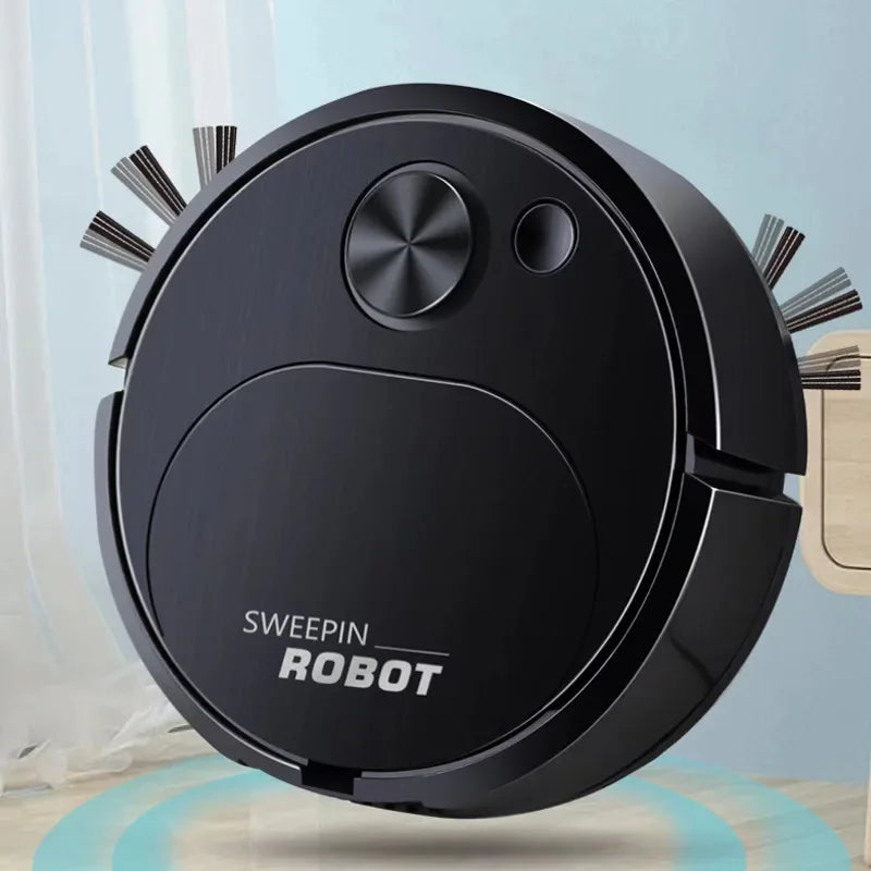 Ev ve ofisler için uygun, yeni 3'ü 1 arada akıllı kablosuz zemin süpürme robotu
